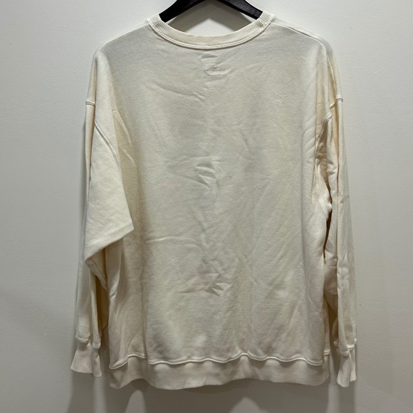 Womens creme Hollister Mushroom sweat shirt size large - Picture 2 of 4